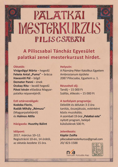 palatkai mesterkurzus