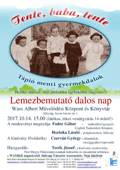 tente gyermekdalos plakat