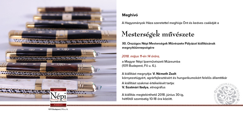 Mestersegek muveszete meghivo