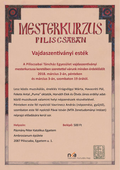 vajdaszentivanyi mesterkurzus