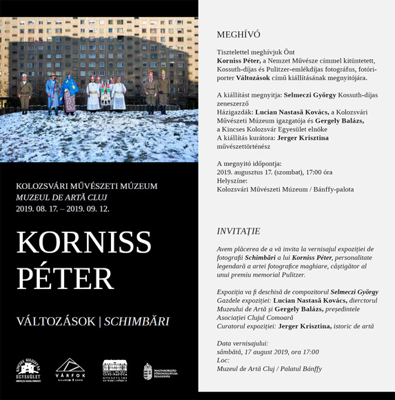 Korniss Peter meghivo Kolozsvar