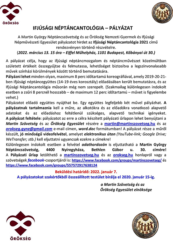 ina 2021 felhivas