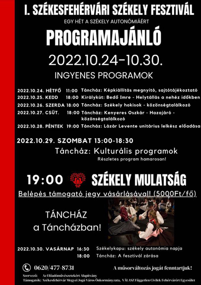 szekesfehervari szekely fesztival